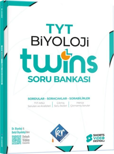 TYT Twins Biyoloji Soru Bankası KR Akademi Yayınları Vega Efsanesi