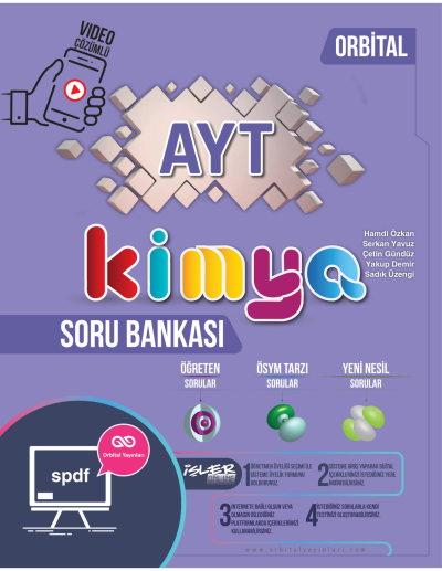AYT Kimya Orbital Soru Bankası Orbital Yayınları Vega Efsanesi
