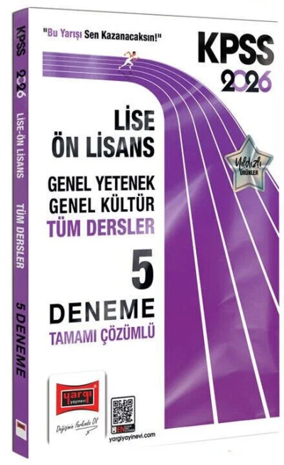 2026 KPSS Genel Kültür Genel Yetenek Lise Ön Lisans Tüm Dersler Tamamı Çözümlü 5 Deneme Yargı Yayınları Vega Efsanesi