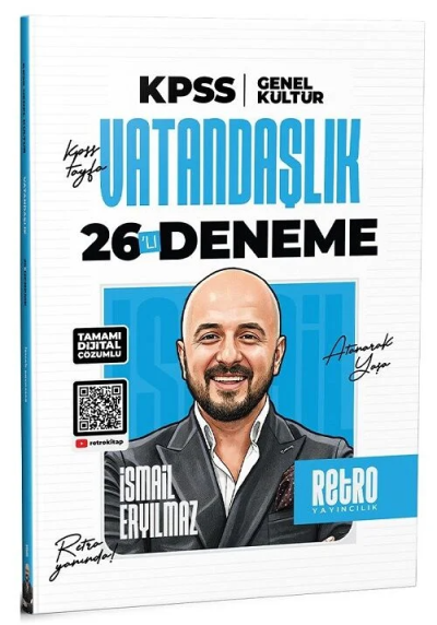 2026 KPSS Genel Kültür Vatandaşlık 26'lı Deneme Retro Yayıncılık Vega Efsanesi
