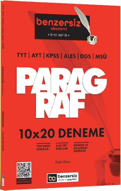 Kral Serisi Benzersiz Paragraf 10x20 Deneme Benzersiz Akademi Yayınları Vega Efsanesi