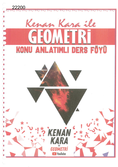 Kenan Kara İle Geometri 2022 Güncel Baskı #2022 Tayfa KONU ANLATIMLI DERS FÖYÜ Vega Efsanesi