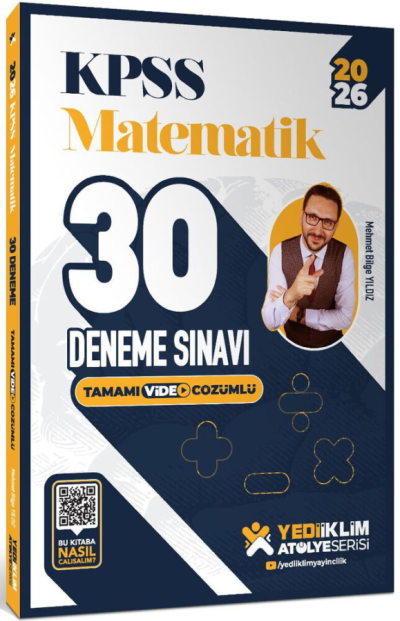 2026 KPSS Matematik Atölye Serisi 30 Deneme Yediiklim Vega Efsanesi