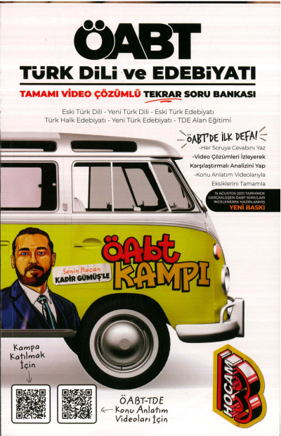 ÖABT KAMPI TAMAMI VİDEO ÇÖZÜMLÜ SORU BANKASI Vega Efsanesi