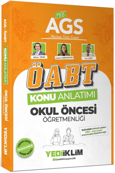 2026 MEB AGS ÖABT Okul Öncesi Öğretmenliği Konu Anlatımı Yediiklim Yayınları Vega Efsanesi