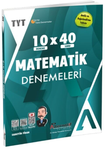 Alternatif Yayınları TYT Matematik 10 x 40 Branş Denemeleri Vega Efsanesi