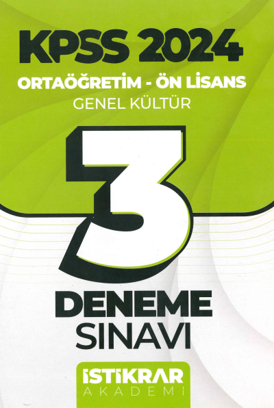 3 DENEME SINAVI (GENEL KÜLTÜR) Vega Efsanesi