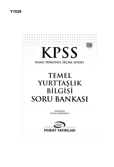 KPSS VATANDAŞLIK SORU BANKASI ÇÖZÜMLÜ