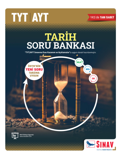 TYT AYT Tarih Soru Bankası Sınav Yayınları Vega Efsanesi
