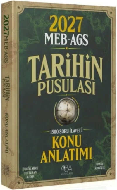 MEB-AGS Tarihin Pusulası Konu Anlatımı İsmail Adıgüzel CBA Yayınları Vega Efsanesi