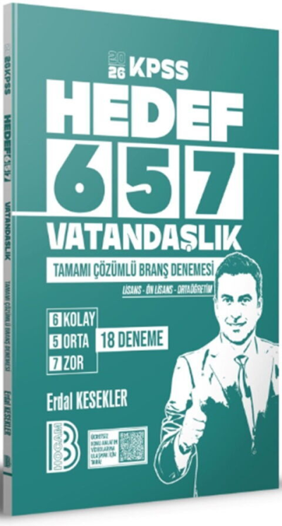 2026 KPSS Vatandaşlık 18 Branş Deneme Benim Hocam Vega Efsanesi
