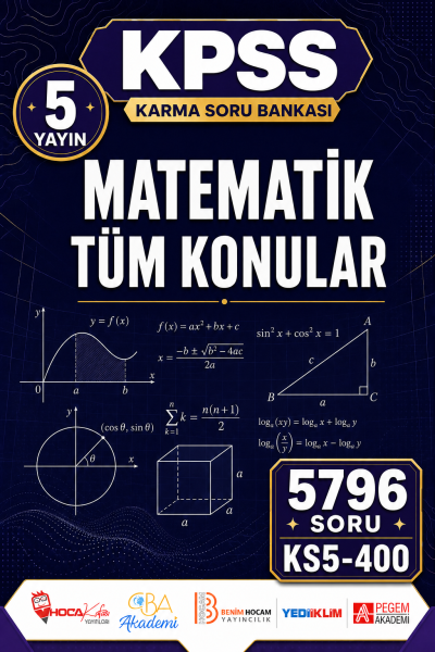 MATEMATİK TÜM KONULAR 5 Yayın 5796 Soru Vega Efsanesi