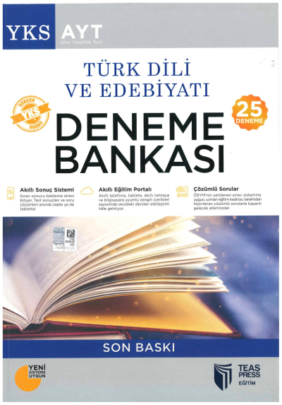 Teas Press Teas Ayt Türk Dili Ve Edebiyatı 25'Li Deneme Bankası Vega Efsanesi