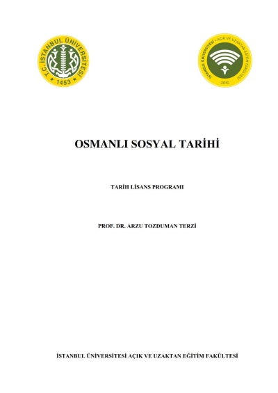 Osmanlı Sosyal Tarihi Vega Efsanesi