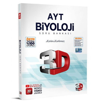 3D Yayınları Ayt Biyoloji Soru Bankası Vega Efsanesi