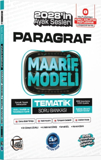 Üniversiteye Hazırlık Paragraf Ders Platosu Maarif Modeli Tematik Soru Bankası Çap Yayınları Vega Efsanesi