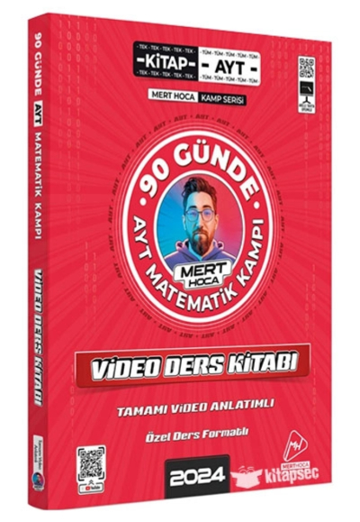 2024 90 Günde AYT Matematik Kampı Video Ders Kitabı Mert Hoca Vega Efsanesi
