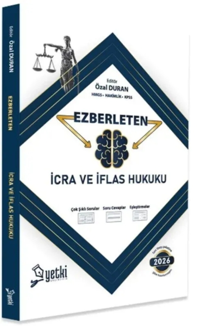 HMGS Hakimlik KPSS A Grubu İcra İflas Hukuku Ezberleten Sorular Yetki Yayıncılık