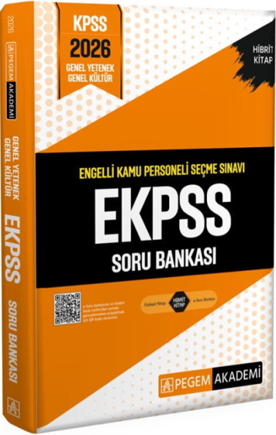 2026 E-KPSS Engelli Kamu Personeli Seçme Sınavı Soru Bankası Pegem Akademi Yayıncılık Vega Efsanesi