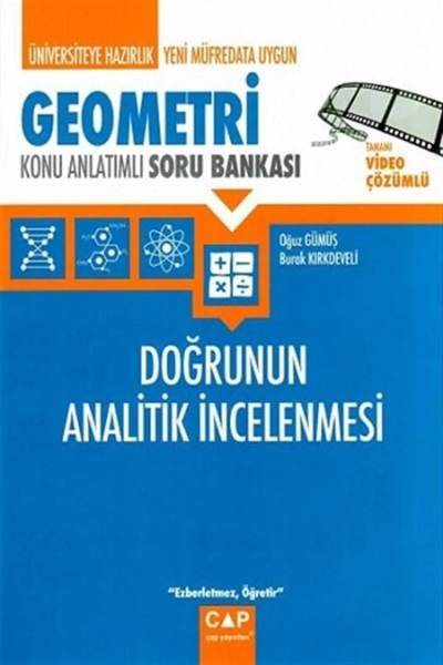 Üniversiteye Hazırlık Geometri Doğrunun Analitik İncelenmesi Konu Anlatımlı Soru Bankası Çap Yayınları Vega Efsanesi