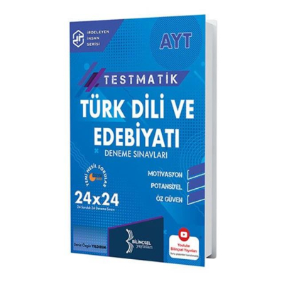 AYT Testmatik Türk Dili ve Edebiyatı Deneme Sınavları Bilinçsel Yayınları