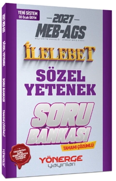 MEB-AGS Sözel Yetenek İlelebet Soru Bankası Çözümlü Yönerge Yayınları Vega Efsanesi