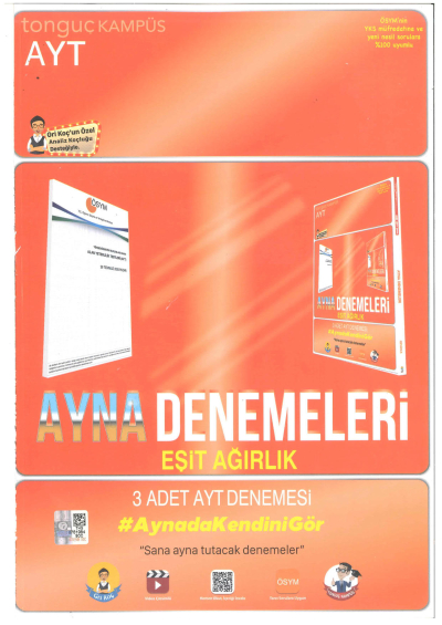 AYT Ayna Denemeleri Eşit Ağırlık