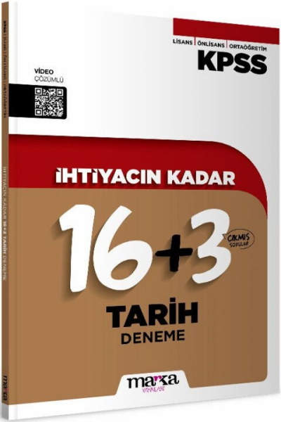 2026 KPSS İhtiyacın Kadar Tarih 19 Deneme Marka Yayınları Vega Efsanesi