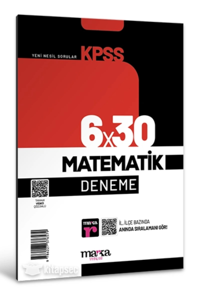 MATEMATİK 6*30 MARKA DENEME Vega Efsanesi