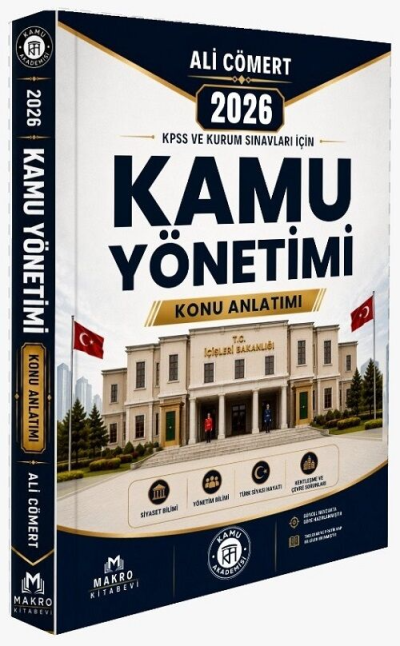 2026 KPSS Kaymakamlık Kamu Yönetimi Konu Anlatımı Ali Cömert Makro Kitabevi Vega Efsanesi