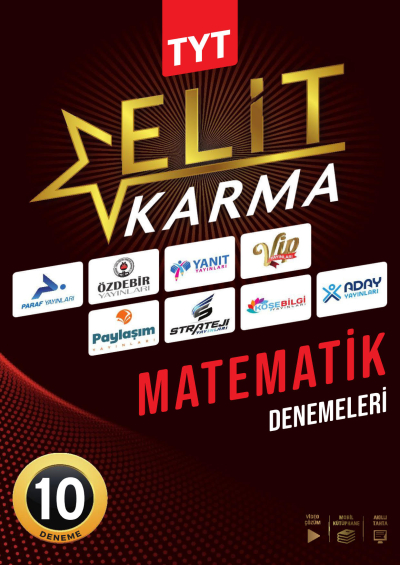 TYT Matematik Elit Karma 10 Deneme Video Çözümlü Paraf Yayınları Vega Efsanesi