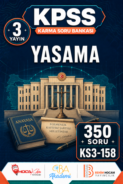 Yasama 3 Yayın 350 Soru (Benim Hocam - CBA - Hoca Kafası Yayınları) Vega Efsanesi