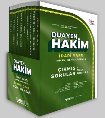 Duayen Hakim Çıkmış & Emsal İdari Yargı Soru Bankası Seti Vega Efsanesi