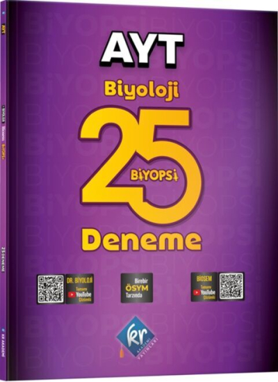 Dr. Biyoloji & Biosem AYT Biyoloji Biyopsi 25 Biyoloji Deneme KR Akademi Yayınları Vega Efsanesi