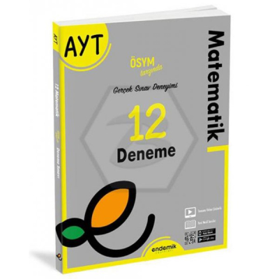 AYT Matematik 12 Deneme Endemik Yayınları Vega Efsanesi