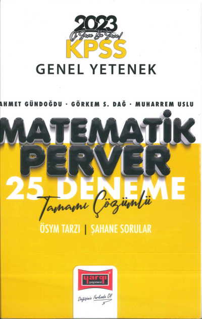 MATEMATİK PERVER 25 DENEME TAMAMI ÇÖZÜMLÜ Vega Efsanesi