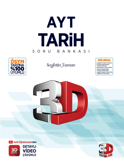 3D AYT TARİH SORU BANKASI Vega Efsanesi