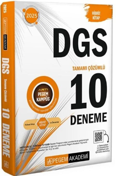 2025 DGS 10 Deneme Pegem Yayınları Vega Efsanesi