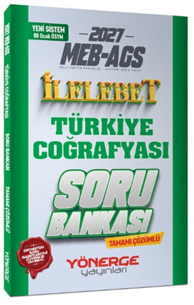 MEB-AGS Türkiye Coğrafyası İlelebet Soru Bankası Çözümlü Yönerge Yayınları Vega Efsanesi