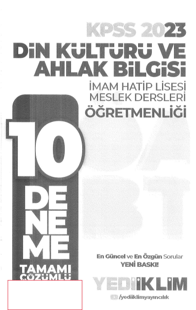10 DENEME TAMAMI ÇÖZÜMLÜ
