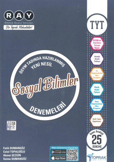 TYT Sosyal Bilimler RAY Konu Analizli 25 Deneme Vega Efsanesi