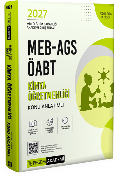 2027 ÖABT MEB-AGS Kimya Öğretmenliği Konu Anlatımlı Pegem Akademi Yayınları Vega Efsanesi