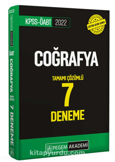 COĞRAFYA TAMAMI ÇÖZÜMLÜ 7 DENEME Vega Efsanesi