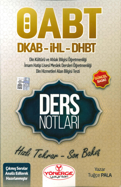 DKAB İHL DHBT DERS NOTLARI Vega Efsanesi