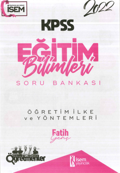 ÖĞRETİM İLKE VE YÖNTEMLERİ SORU BANKASI Vega Efsanesi