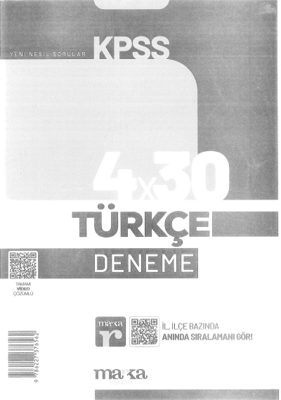 TÜRKÇE 4*30 DENEME VİDEO ÇÖZÜMLĞ Vega Efsanesi