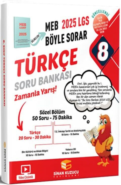 8. Sınıf LGS Türkçe Soru Bankası Sinan Kuzucu Vega Efsanesi