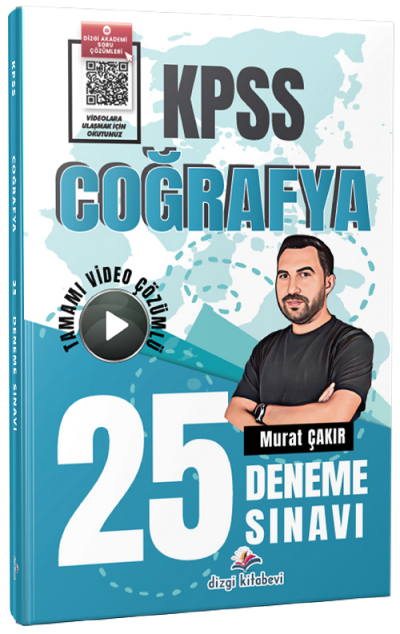 KPSS Coğrafya 25 Deneme Çözümlü Dizgi Kitap Vega Efsanesi