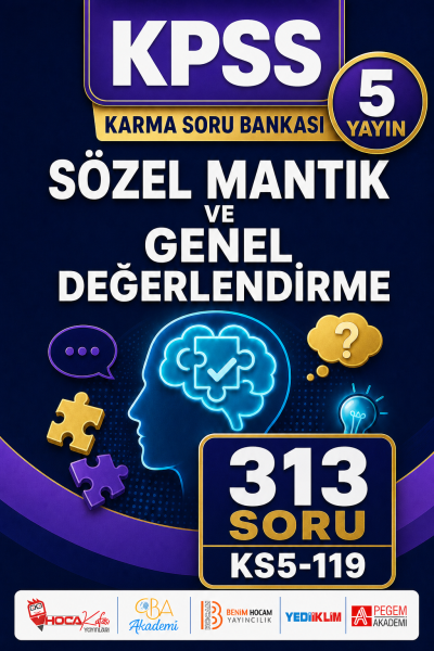 Sözel Mantık ve Genel Değerlendirme 5 Yayın 313 Soru Vega Efsanesi