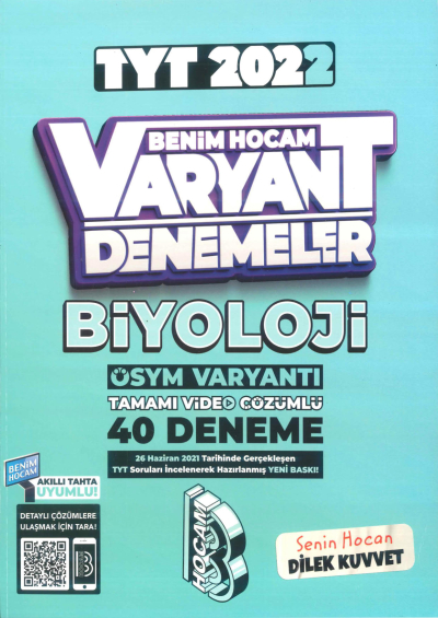 TYT BİYOLOJİ VARYANT 40 DENEME